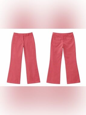 Ann Taylor LOFT Coral Wide leg Pants Size 6 | Mid-Rise